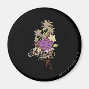 Supergirl Surf Logo Magnet