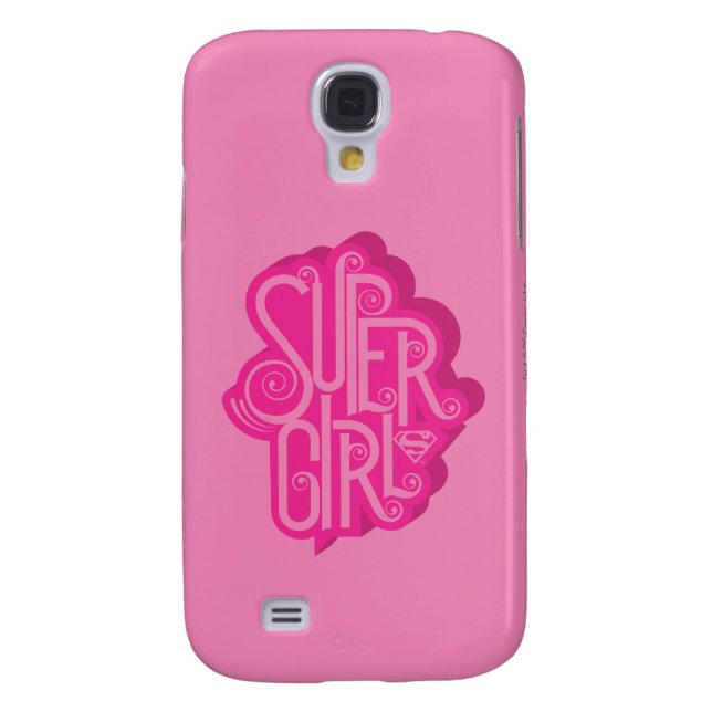 Supergirl Swirl 2 Case-Mate Samsung Galaxy Case (Back)