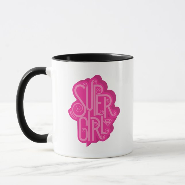 Supergirl Swirl 2 Mug (Left)