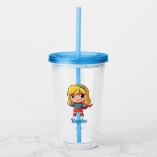 Supergirl "The Future Is Female" Acrylic Tumbler