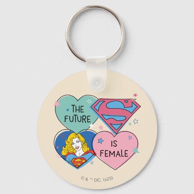 Supergirl "The Future Is Female" Key Ring (Front)