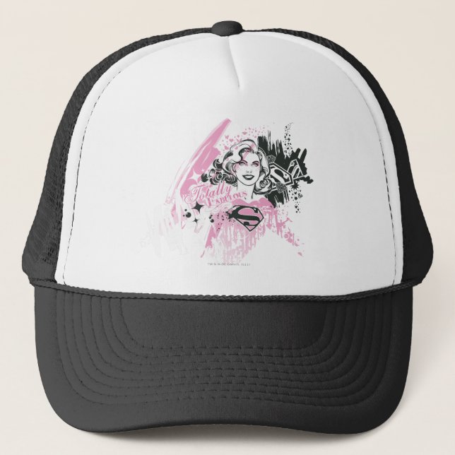 Supergirl Totally Fabulous Trucker Hat (Front)