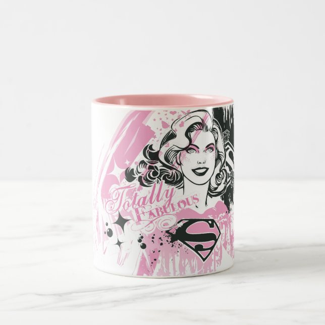 Supergirl Totally Fabulous Two-Tone Coffee Mug (Center)