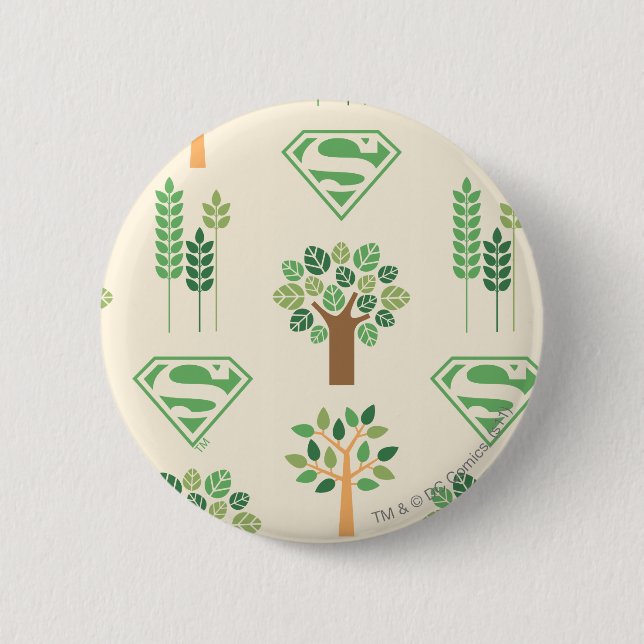 Supergirl Trees 6 Cm Round Badge (Front)