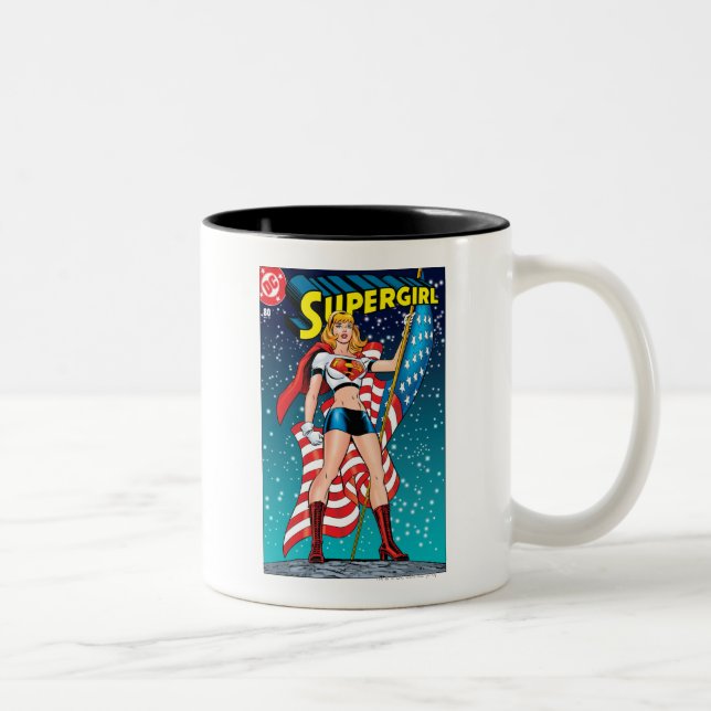 Supergirl Two-Tone Coffee Mug (Right)