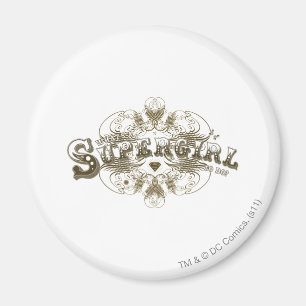 Supergirl What's a Girl to Do Brown Magnet