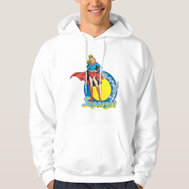 Supergirl with Logo Hoodie (Front)