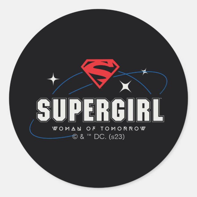 Supergirl Woman of Tomorrow Classic Round Sticker (Front)
