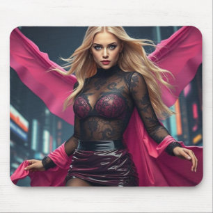 Superheldin Mouse Pad