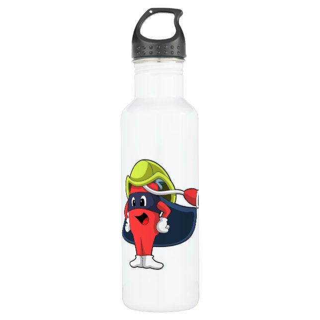Superhero as Firefighter 710 Ml Water Bottle (Front)