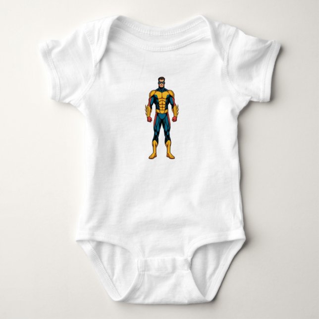 superhero baby bodysuit (Front)