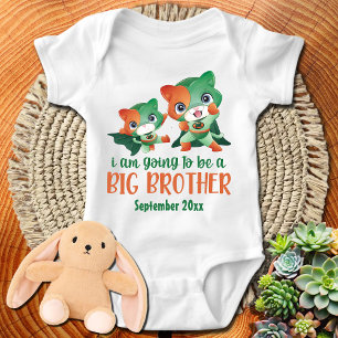 Superhero Big Brother Pregnancy Announcement  Baby Bodysuit