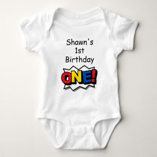 Superhero Birthday Party Bodysuit