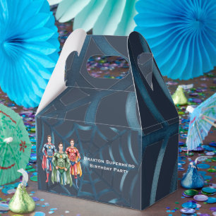 Superhero Birthday Party For Boys Favour Box