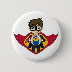 Superhero Boy Badge