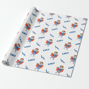 Superhero Boy  Wrapping Paper