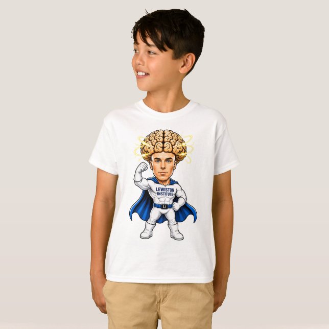 Superhero Brain Power T-Shirt (Front Full)