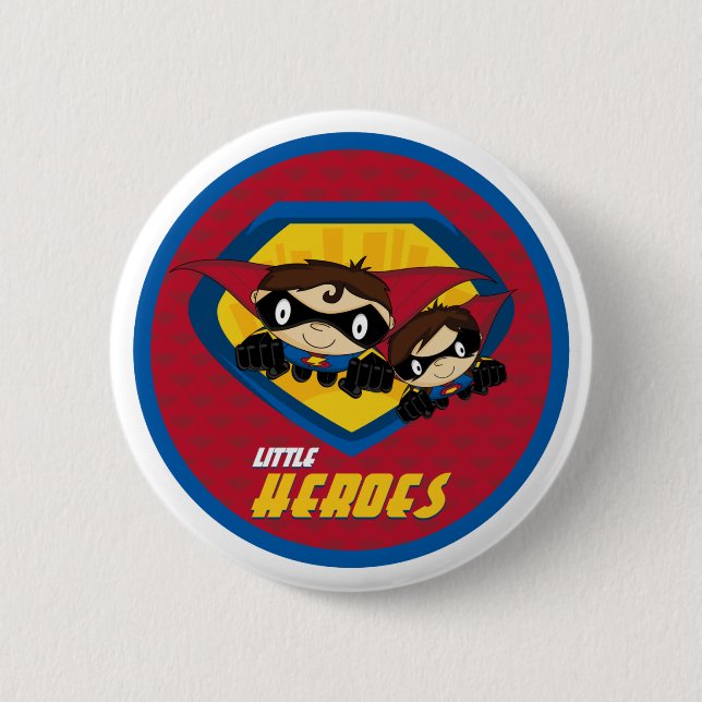 Superhero Button Badge (Front)