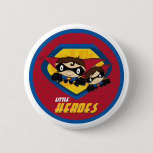 Superhero Button Badge