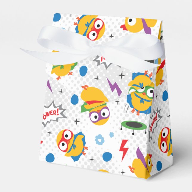 Superhero Chicken Favour Box (Front Side)