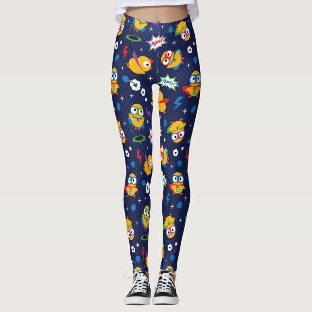 Superhero Chicken Leggings (Front)