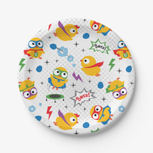Superhero Chicken Paper Plate