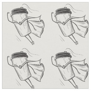 Superhero Coffee Tumbler Fabric