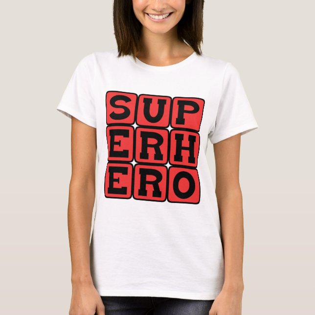 Superhero, Comic Book Protagonist T-Shirt (Front)