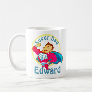 Superhero Dad Custom Coffee Mug