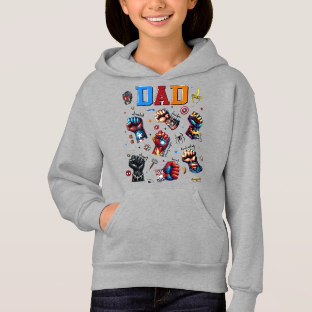 Superhero Dad Power Fists (Front)