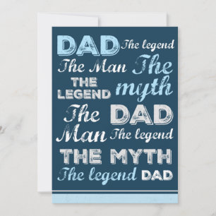Superhero, Dad, Trendy, Quote Father's Day Card