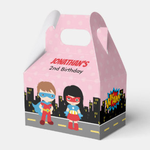 Superhero Favour Box (Kids Birthday Party Favours)