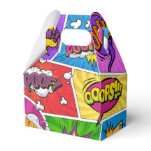 Superhero Gamer Comic book design FAVOR BOX