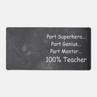 Superhero Genius Mentor Teacher Class Decoration Desk Mat