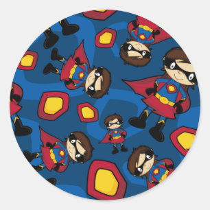 Superhero Girl Sticker