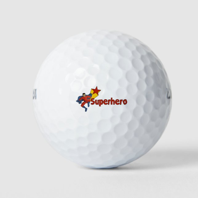 Superhero Golf Balls (Front)
