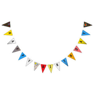 Superhero Happy Birthday Banner