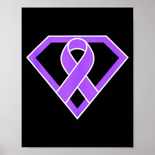 Superhero hero warrior fighter lupus awareness poster