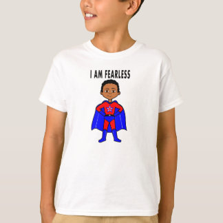 Superhero I AM FEARLESS t-shirt for boys