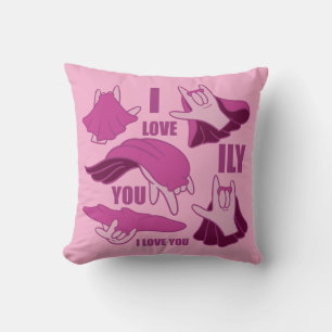 Superhero ILY - ASL Design Cushion