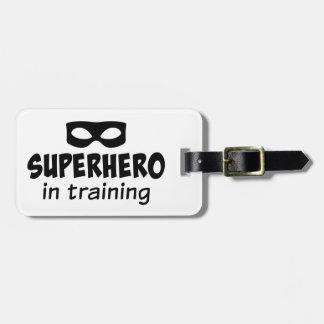 Superhero in Training Luggage Tag