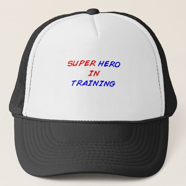 Superhero in Training Trucker Hat (Front)