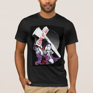 Superhero Jesus on black shirt