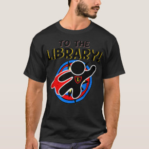 Superhero Librarian Distressed Comic To The sailbo T-Shirt