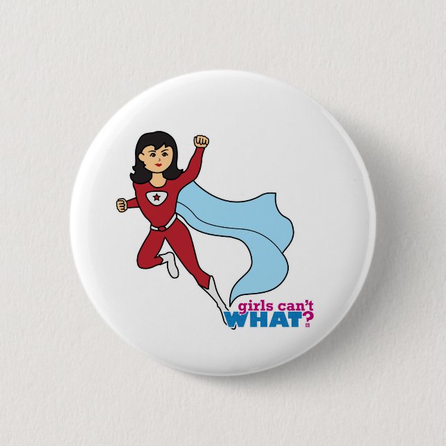 Superhero - Medium 6 Cm Round Badge (Front)
