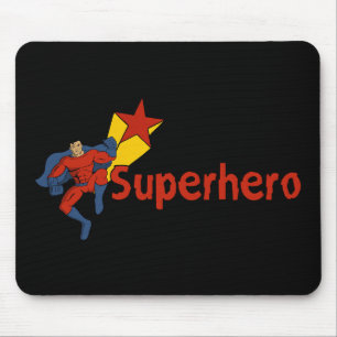 Superhero mouse pad !