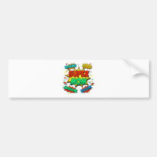 Superhero Mum For Women Bumper Sticker
