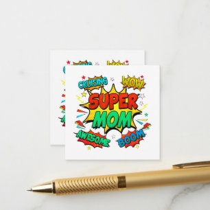 Superhero Mum For Women Enclosure Card