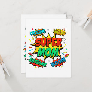 Superhero Mum For Women Invitation
