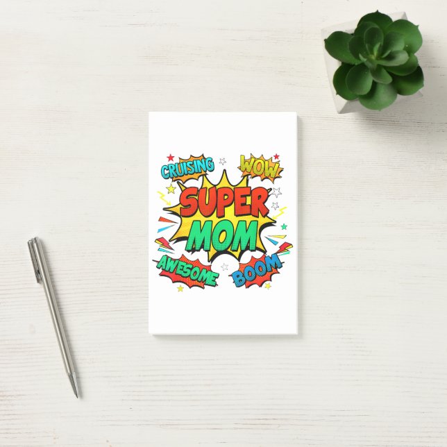 Superhero Mum For Women Post-it Notes (Office)